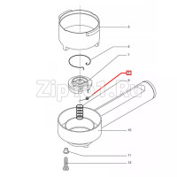 Пружина клапана рожка для кофеварки Saeco 126768418