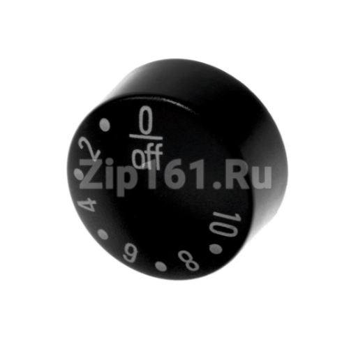 Кнопка регулятор, ширина оси 5мм, чёрная, для кофемолки  00187582