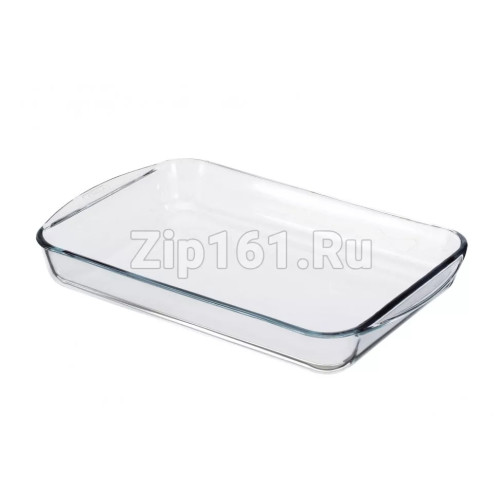 Стеклянный лоток с ручками  00475300