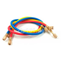 Набор шлангов 3шт 90см, 800PSI (R22, R404, R134, R410) DSZH CT-336-RYB-H Набор шлангов 3шт 90см, 800PSI (R22, R404, R134, R410) DSZH CT-336-RYB-H