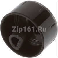 Ручка конфорки газовой варочной панели, чёрная/стальная  10007920