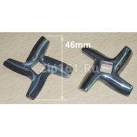 Нож для мясорубки MOULINEX диаметр 46мм, отверстие 7мм, толщина 4.7мм