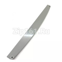 Накладка двери нижняя (низкий борт, выпуклая) серебристая со втулками холодильника Атлант, Минск 331603306007