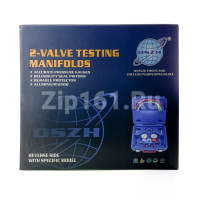 Манометрический коллектор в кейсе R134a 1.5м стекло DSZH WK-P6001S QC19H/19L