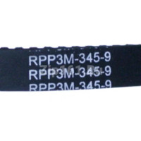 Ремень кухонного комбайна Kenwood, 126 зубьев, RPP3M-345-9. для модели PRO 2000 MG700