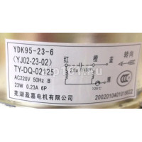 Двигатель вентилятора внешнего блока сплит-системы ydk95-23-6 220V 23w 0.23A Двигатель вентилятора внешнего блока сплит-системы ydk95-23-6 220V 23w 0.23A