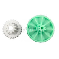 Блок шестеренок мясорубки 2шт Kenwood (KW715563 + KW715564) D55/28mm H18/30 + D83.4/20 H12/19