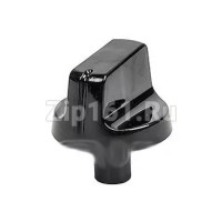 Ручка регулировки конфорок для кухонных плит Indesit, Ariston 285824 черный C00285824 Ручка регулировки конфорок для кухонных плит Indesit, Ariston 285824 черный C00285824