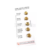 Набор жиклеров Ariston-Zanussi-Electrolux на балонный газ (D=0.40, D=0.55, D=0.65, D=0.75, D=0.90)
