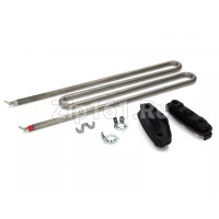 ТЭН 2100W-230v MIELE, комплект 2 резинки (с отверстием и без) MI5106