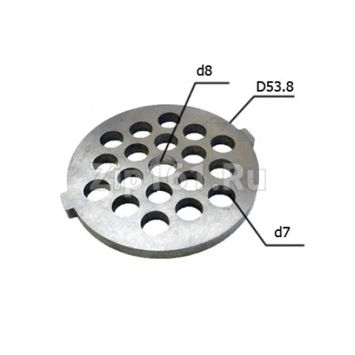 Решетка мясорубки Panasonic 4mm D=54mm Решетка мясорубки Panasonic 4mm D=54mm