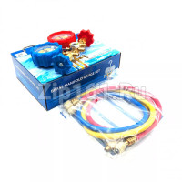 Коллектор 2 вентильный FC(CT)-536 R-600, R-290, R-32 в комплекте шланги 3 шт