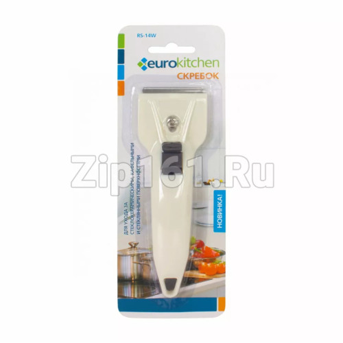 Скребок для чистки стеклокерамики, белый Eurokitchen RS-14W