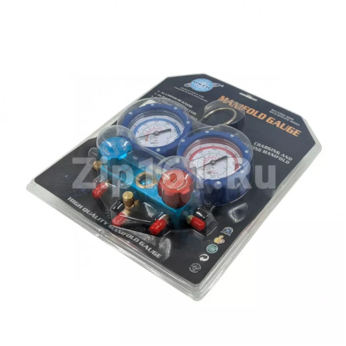 Манометрический коллектор DSZH WK-C3602B (80мм,R22,404,407,410) со шлангами