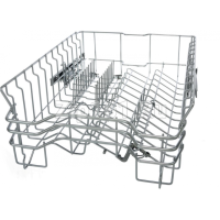Верхняя корзина для посуды для посудомоечных машин, с тремя складными, секциями, в сборе, перестраиваемая по высоте  00773760