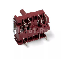 Переключатель режимов 4позиции шток23мм плиты Teka 3140101 Gottak 6404630