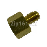 DJ - M 1/4 - F 3/8 Штуцер переходной (М - наружняя, F - внутренняя) DJ - M 1/4 - F 3/8 Штуцер переходной (М - наружняя, F - внутренняя)