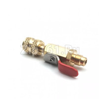 Вентиль-адаптер DSZH BV-03 штуцер 1/4 - гайка 5/16 (R410A)