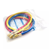 Коллектор M80336A-R410a (R22/R134a/R410a/R404a) в комплекте шланги 3 шт 90см и быстросъемы QC17
