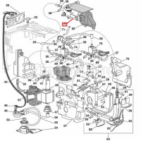 Заварочный блок для Delonghi Lattissima EN 520, 5513228031 Заварочный блок для Delonghi Lattissima EN 520, 5513228031