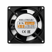 Вентилятор 92х92х25мм 220V LTF9025A2B-C подшипник штекер