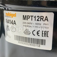 Компрессор Cubigel MPT12RA (R404, +7.2, 1960 Вт) Компрессор Cubigel MPT12RA (R404, +7.2, 1960 Вт)
