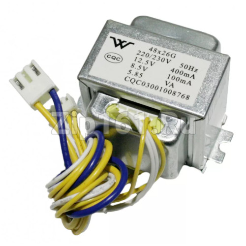 Трансформатор кондиционера 48x26G 220/230V 50Hz 12.5v-400mA 8.5V-100mA 5.85-VA