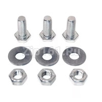 Крепеж для крестовин барабана (винт M10x25 гайка шайба-3шт) Indesit C00040130 cod191