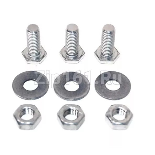 Крепеж для крестовин барабана (винт M10x25 гайка шайба-3шт) Indesit C00040130 cod191