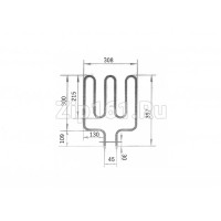 ТЭН для саун HARVIA ZSK-690 1500W 195 А 8/1,5 Т 220
