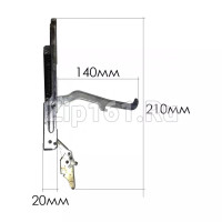 Петля двери духовки Indesit C00090841 Петля двери духовки Indesit C00090841