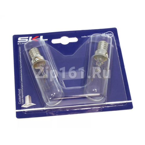 Лампочка для вытяжек универсальная E14 40W 2PCS - SKL Лампочка для вытяжек универсальная E14 40W 2PCS - SKL