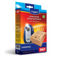Комплект мешков (5шт) для пылесосов + Фильтр Topperr SM 7 Комплект мешков (5шт) для пылесосов + Фильтр Topperr SM 7