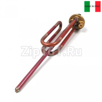 ТЭН Unival для водонагревателя (RCF, 3000W, D48, M6, L260) изогнутый Италия