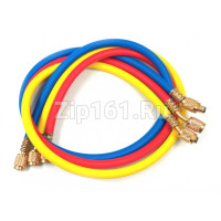 Набор шлангов 3шт 90см, 500PSI (R134A, 404A, 407C) DSZH CT336-RYB Набор шлангов 3шт 90см, 500PSI (R134A, 404A, 407C) DSZH CT336-RYB