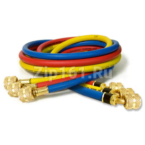 Набор шлангов 3шт 150 см, 600PSI (R-134, R-404, R-407) DS 60600 Набор шлангов 3шт 150 см, 600PSI (R-134, R-404, R-407) DS 60600