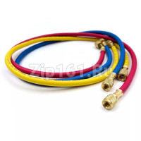 Шланг заправочный 0,9м 1/4-5/16 800-4000Psi комплект 3шт Шланг заправочный 0,9м 1/4-5/16 800-4000Psi комплект 3шт