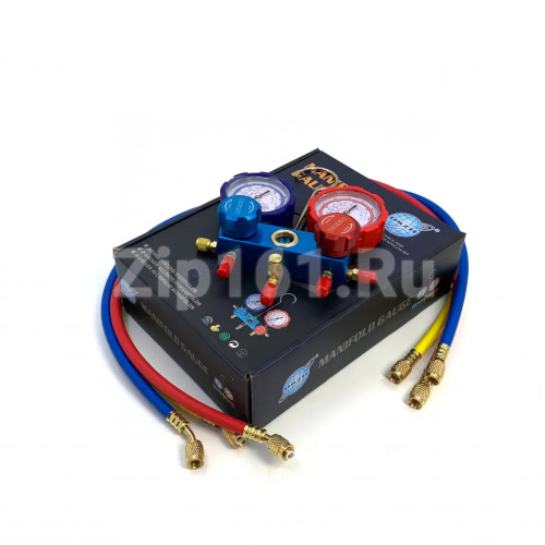 Манометрическая станция CT-236G-R134a(R22,R404,R134,R410) с 3 шлангами 0,9м Манометрическая станция CT-236G-R134a(R22,R404,R134,R410) с 3 шлангами 0,9м