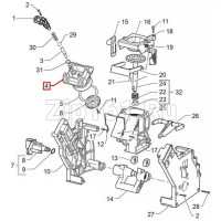 Поршень заварного устройства верхний кофемашины Saeco 11001840  421944079991