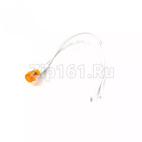 Световой индикатор желтый D=9мм с проводами