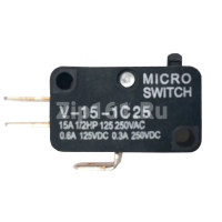 Микровыключатель V-15-1C25, 250V 15A