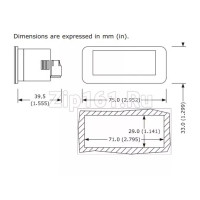 Программируемый контроллер EVCO EV3B21N7 230V 2Hp БЕЗ ДАТЧИКОВ,  ID961, 70х63х28мм