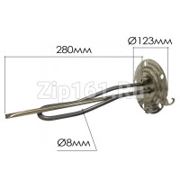 ТЭН в/н 1000W 230V L300 (на фланце D125) Ariston 65151226-01 ТЭН в/н 1000W 230V L300 (на фланце D125) Ariston 65151226-01