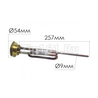 ТЭН водонагревателя RCT TW3 1500W M6 резьба D-42mm Thermowatt 182315