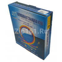 Набор шлангов c шаровыми кранами 3шт 150см, 800PSI (R22, R134, R404, R410) DSZH CT-360-RYB-HV