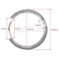 Рамка люка стиральной машины  11026190