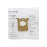 Мешки-пылесборники 3шт Ozone для пылесосов SE-02