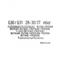 Комплект форсунок G30/29мб для газовой плиты 00633115 Комплект форсунок G30/29мб для газовой плиты 00633115