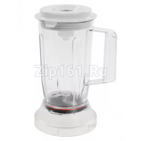 Пластиковый блендер-насадка с крышкой для кухонных комбайнов  11010038