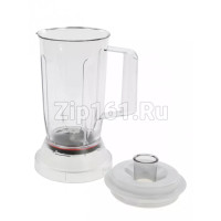 Пластиковый блендер-насадка с крышкой для кухонных комбайнов  11010038